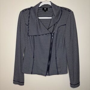 W by Worth Moto Jacket Asymmetrical Full Zip Women’s Size 6